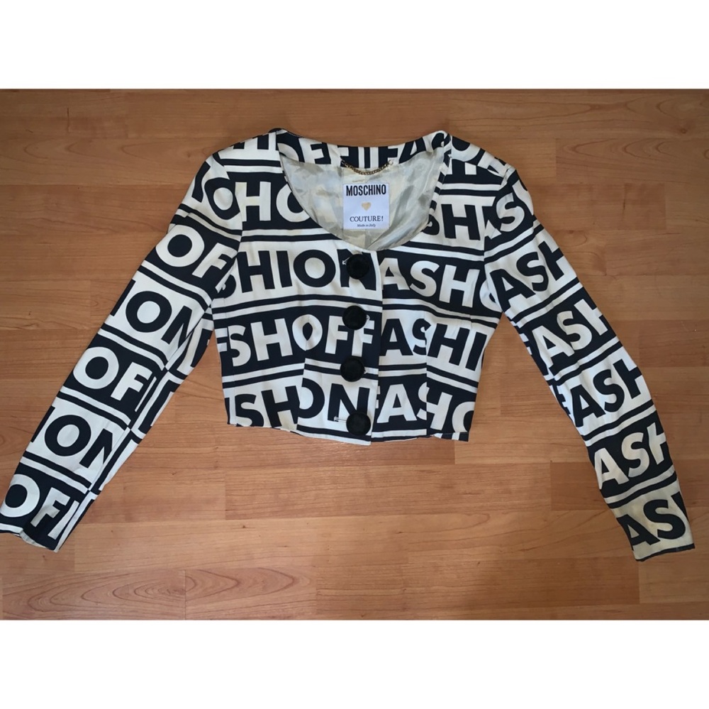 Moschino couture FASHION blouse